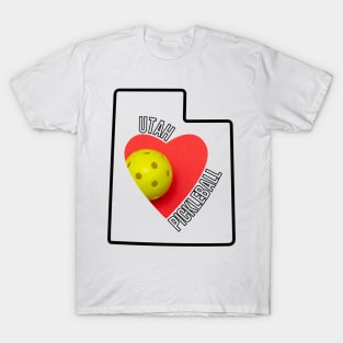 Utah loves pickleball T-Shirt